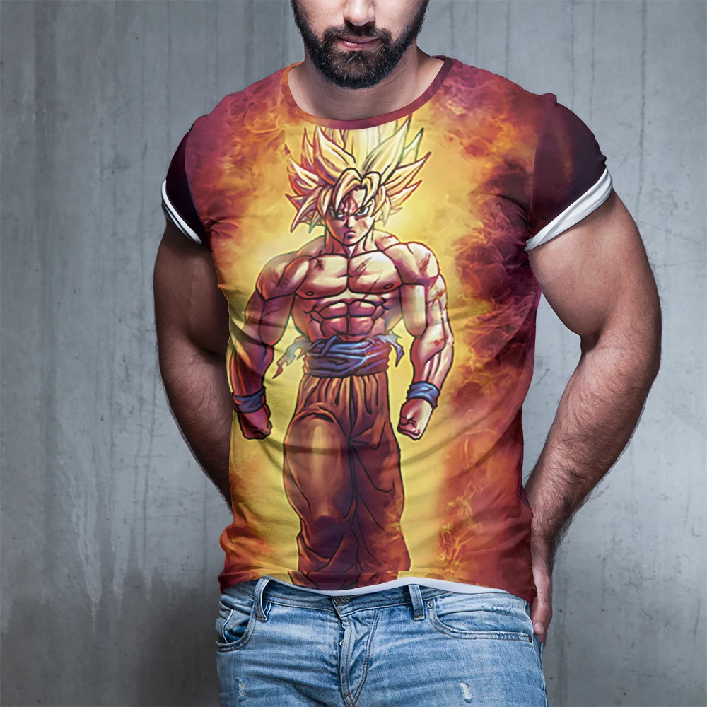 Футболка Мужская/женская с круглым вырезом модная рубашка 3d принтом драконий