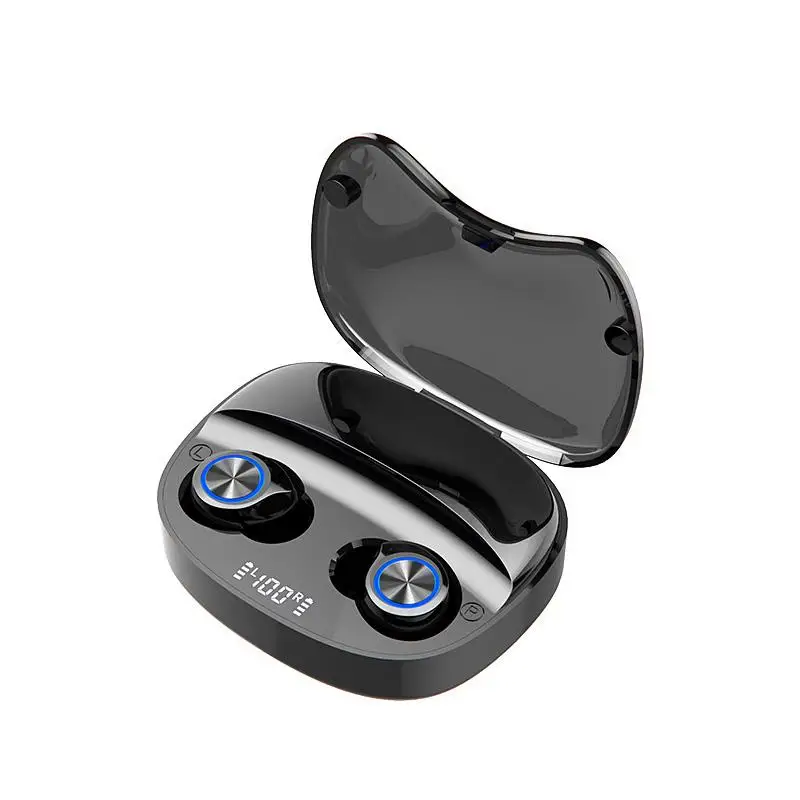 

New TW90 TWS Bluetooth Earphone Wireless 10m Touch Control LED Power Display With Miccrophone For All Phones