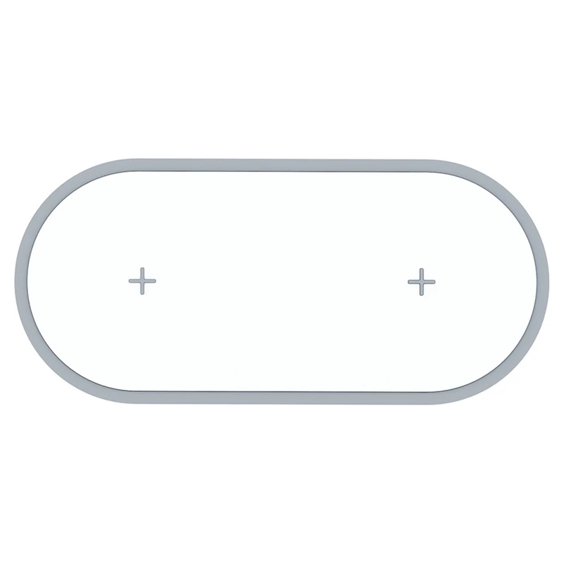 Беспроводное зарядное устройство с двумя разъемами быстрая зарядка 10 Вт