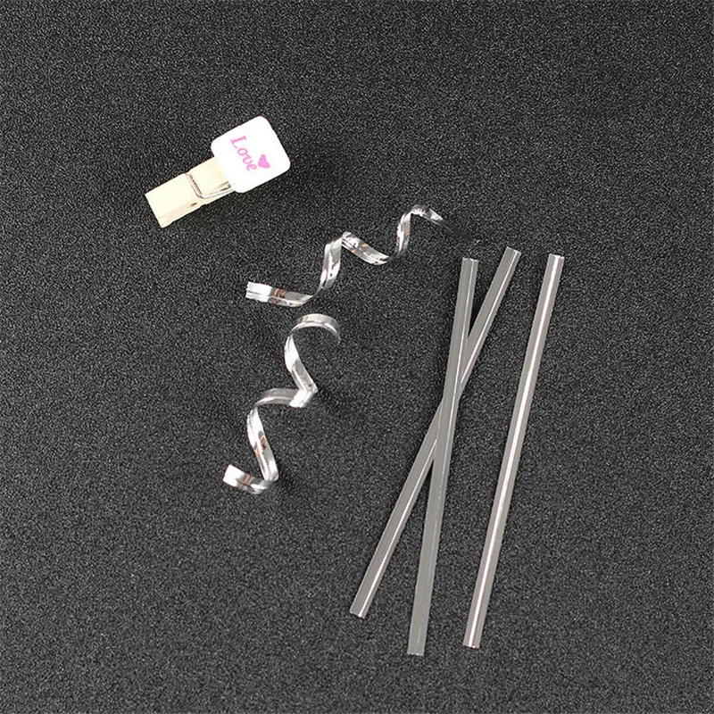 750 шт красочные металлические твист провода галстук конфеты печенья торт мешок DIY