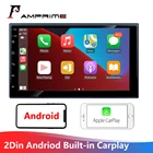 Автомагнитола AMPrime, мультимедийный MP5-плеер на Android, с поддержкой Bluetooth, Wi-Fi, GPS, типоразмер 2DIN
