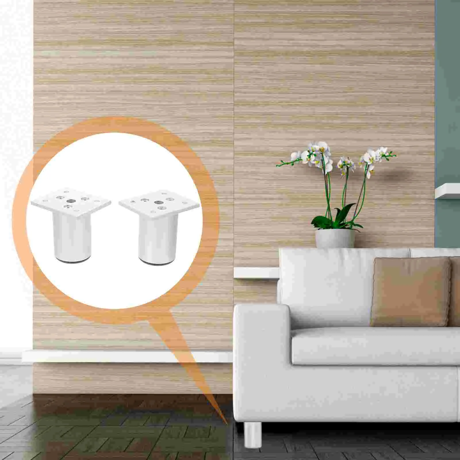 

2Pcs Household Table Legs Replacement Aluminium Alloy Table Legs Furnishing Legs