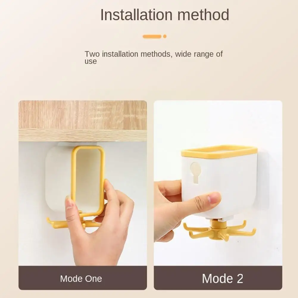 

Настенный стеллаж для хранения, вращающиеся кухонные крючки, самостоятельная подвесная дверная стойка, настенный домашний крючок для ванн...