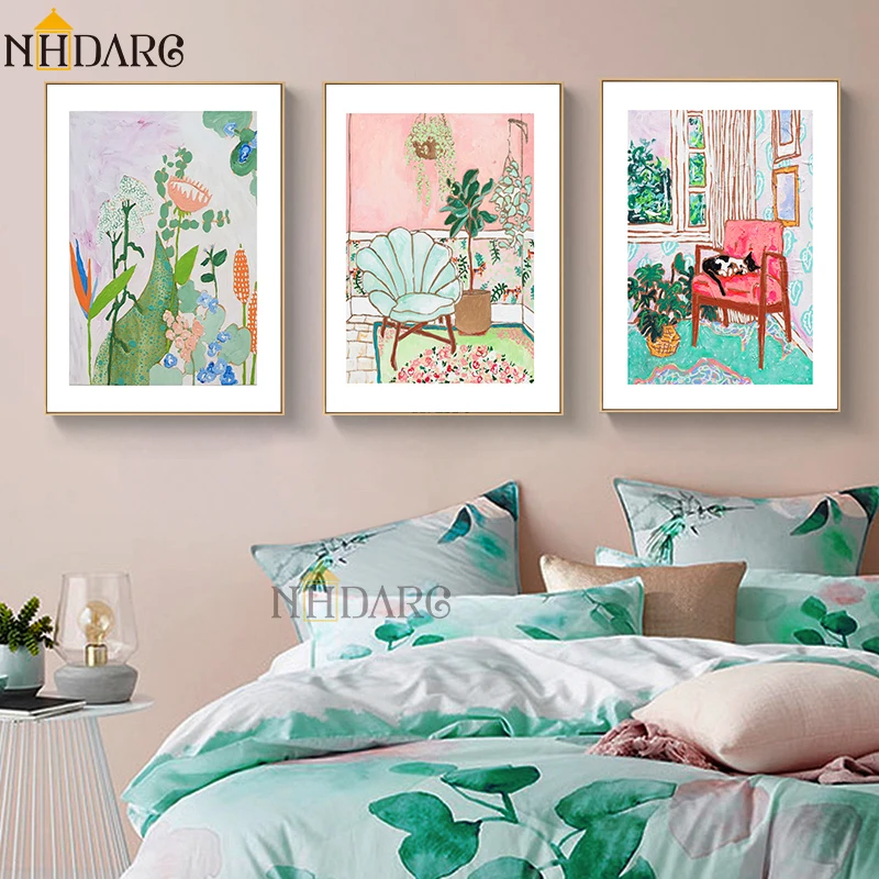

Hot New Products Lovely Green Plants In Summer 2020 Canvas Print Painting Poster Wall Pictures Home Decoration