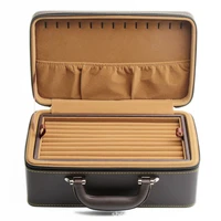 new arrival portable suitcase convenient for travel exhibition jewelry box large capacity jewelry multi layer ringstorage box