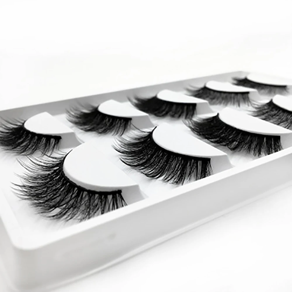 Накладные 3D ресницы 5 пар смешанные поп Искусственные G6|Накладные ресницы| |