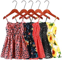 summer girls dress fashion flower dresses for girls 3 12 year big child girls clothing new kids sleeveless beach dress