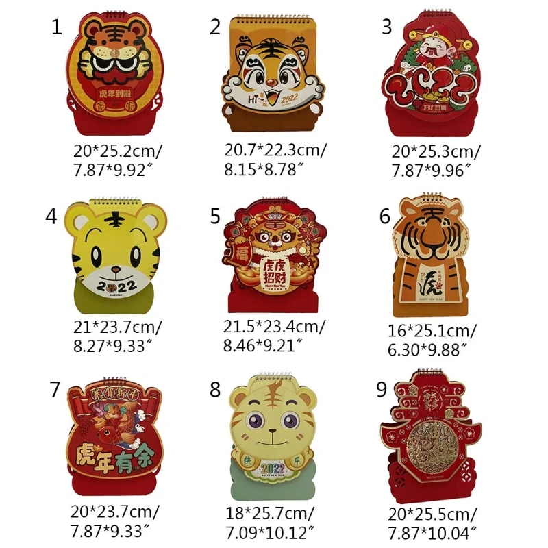 Милый Настольный ежемесячный календарь с Лунной датой на солнечных батареях для