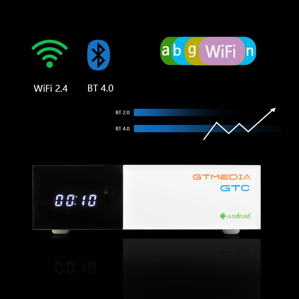 

GTMEDIA GTC, Android 6,0, - DVB-S2/T2/C, 4K M3U CCAM, Wi-Fi