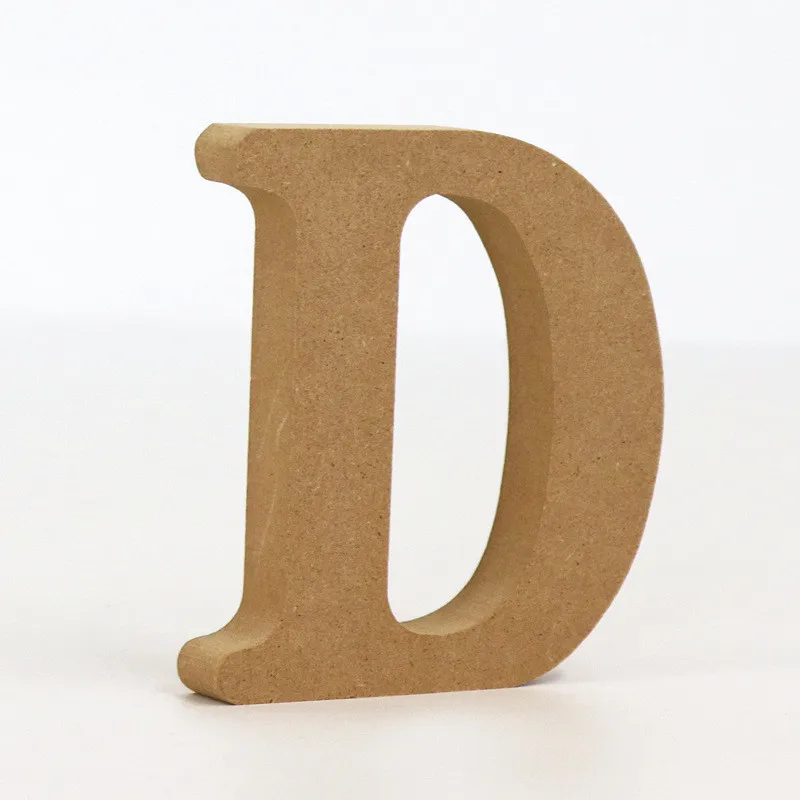 Золотые деревянные буквы английского алфавита 1 шт. индивидуальное имя дизайн