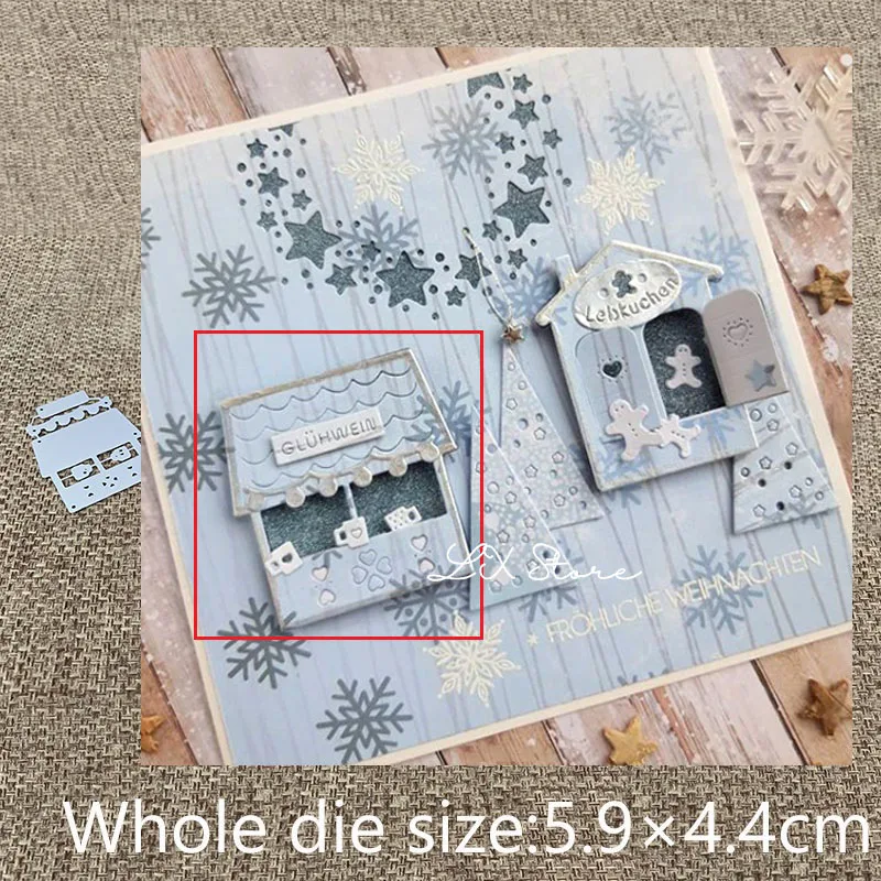 Металлические высекальные штампы XLDesign для рукоделия рождественские высечки