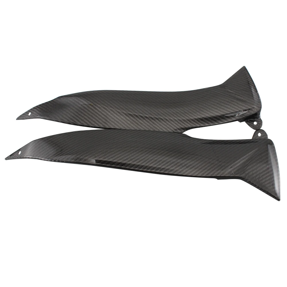 

Motorcycle Real Carbon Fiber Black UV Protector Fairings Fuel Gas Tank Side Panel Cover For SUZUKI GSXR1000 K9 09-15 Accessories