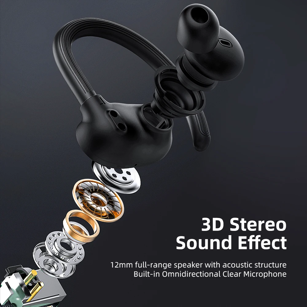 TWS-наушники mifa X12 спортивные беспроводные Bluetooth-наушники с поддержкой Bluetooth 5 0 и 3D