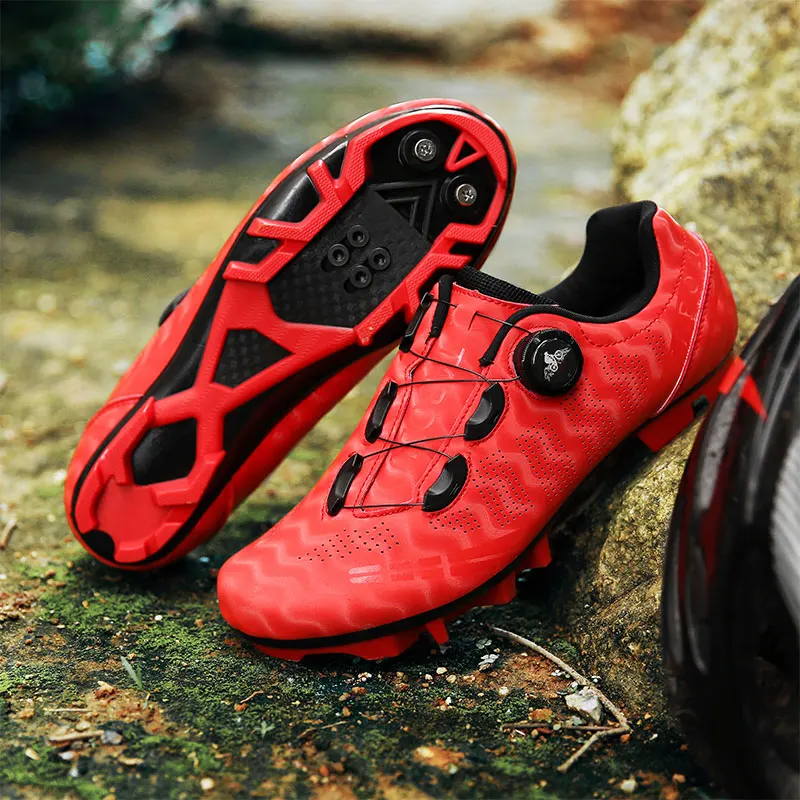 

Professional MTB Cycling Shoes sapatilha ciclismo Men Road bicycle Shoes Flat Lockless cycling Sneakers Women Cleats Lock Shoes