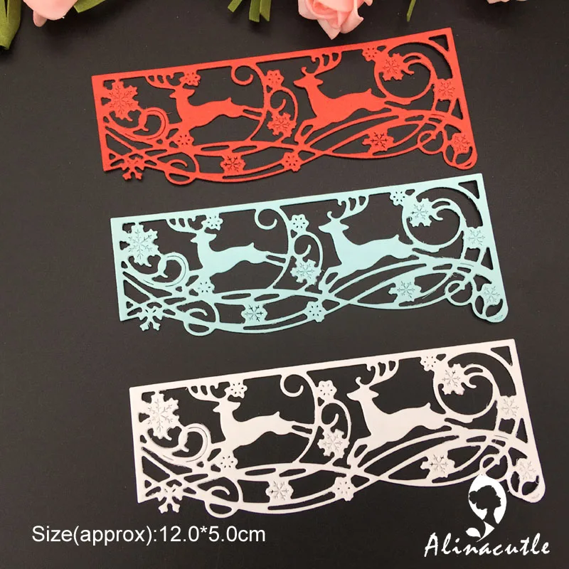 Штамповка для резки металла штамповка скрапбукинга с краями рождественской лозы
