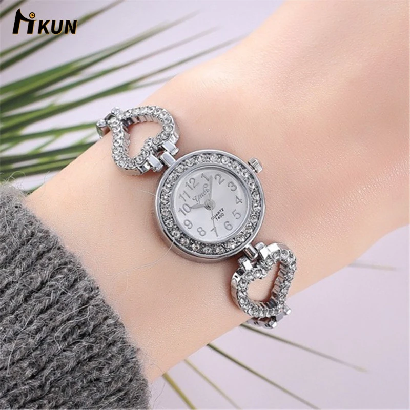 Женские кварцевые часы роскошные с браслетом Love feminino kol saati horloge dames orologio новинка