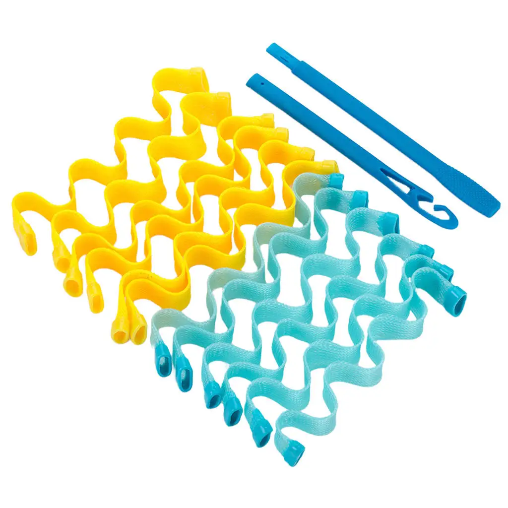 

Hair Rollers Wave Style Hairstyle Tools Cold Wave Rollers for Long Short Hair Curls