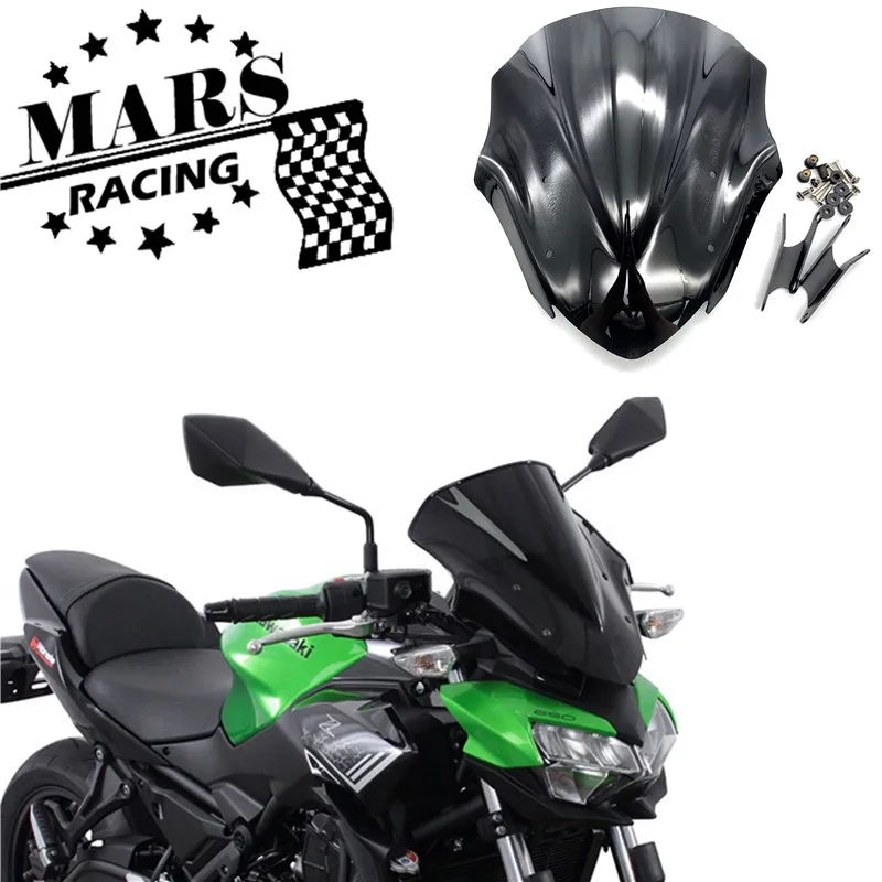 Козырек для ветрового стекла мотоцикла подходит Kawasaki Z650 Z 650 z650 новый стиль