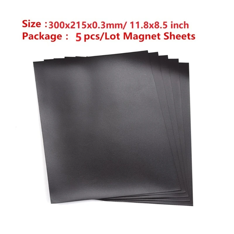 

1/5/10pcs 0.3mm Magnetic Adhesive Sheets Magnet Mats Sticker for storage Cutting Dies Stamps Organizer Holders Crafts