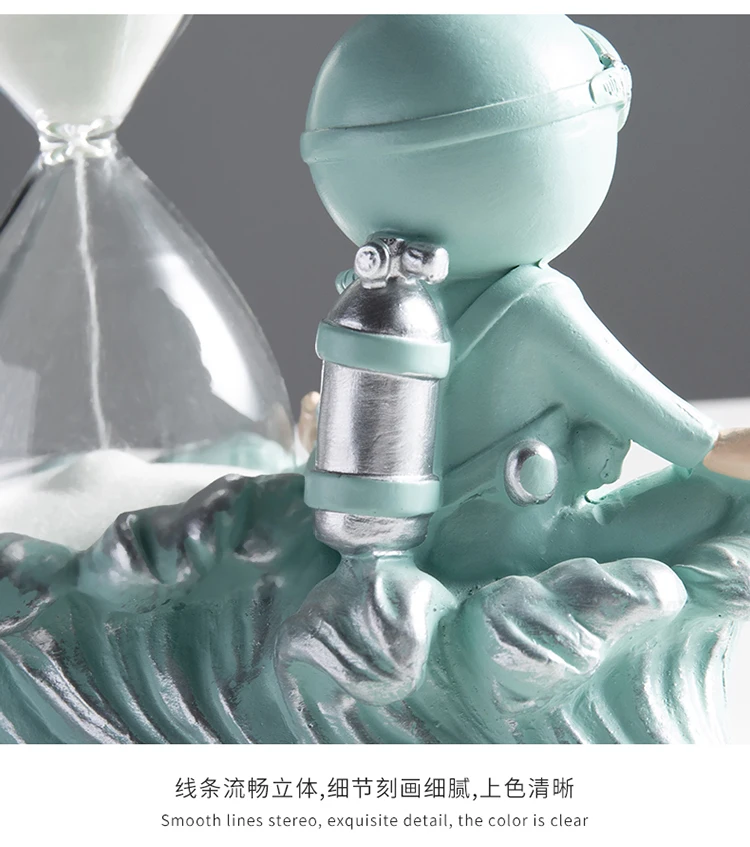 

Nordic diver model hourglass set office milk tea shop children's room time timer tabletop small set