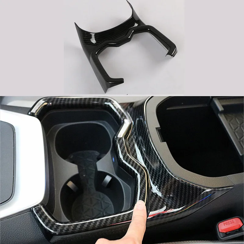 

2017 for Toyota RAV4 Xa50 Car Gear Edge Frame Trims Decorative Interior Carbon Fiber 2019 2020 2021