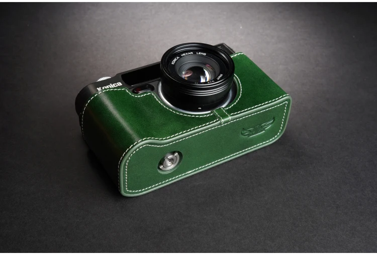 Чехол ручной работы из натуральной кожи для камеры KONICA Hexar AF