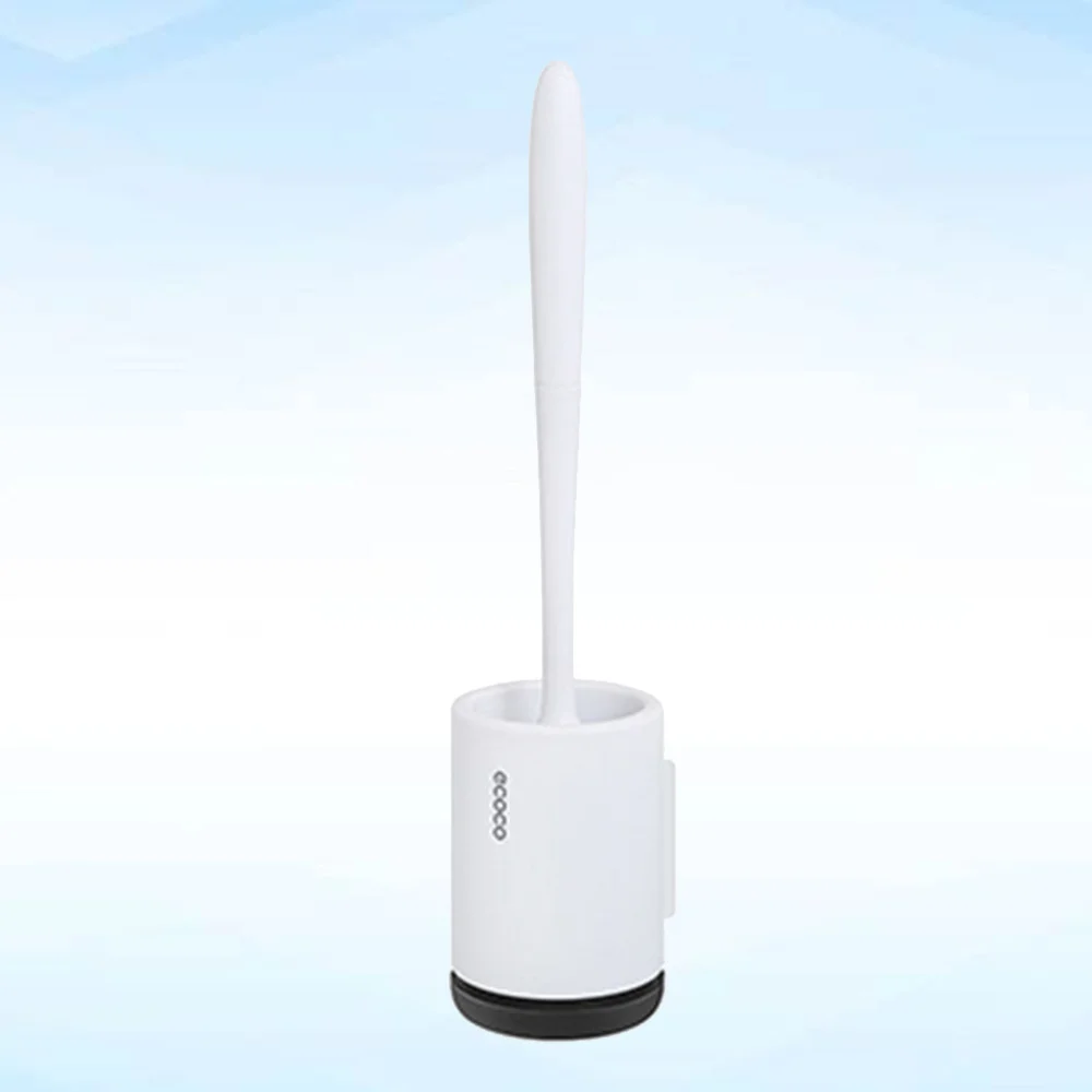 

Toilet Brush Set Thicken Toilet Bowl Cleaner Brush and Holder Set for Bathroom (Wall-mounted Pattern)
