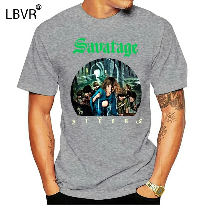 Черная футболка с изображением сирены SAVATAGE Джон Олива прогрессивная