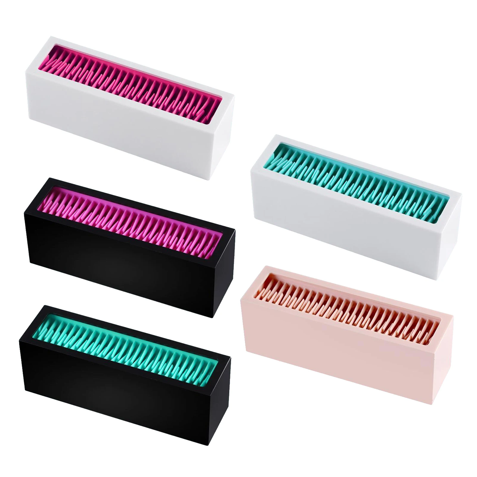 

Silicone Makeup Brush Holder Cosmetic Tools Organizer for Lipsticks,