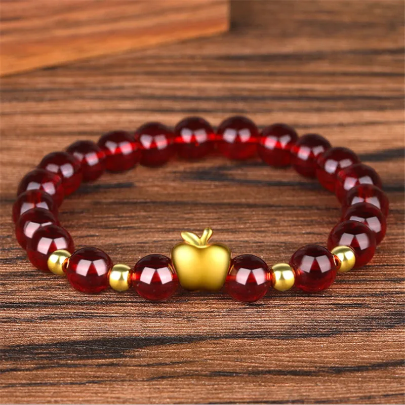 Новые золотые браслеты PIXIU для женщин и мужчин с бусинами пар приносит удачу