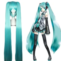anime vocaloid miku hair vocaloid miku cosplay wigs costume beginner future 2 clip on double ponytail