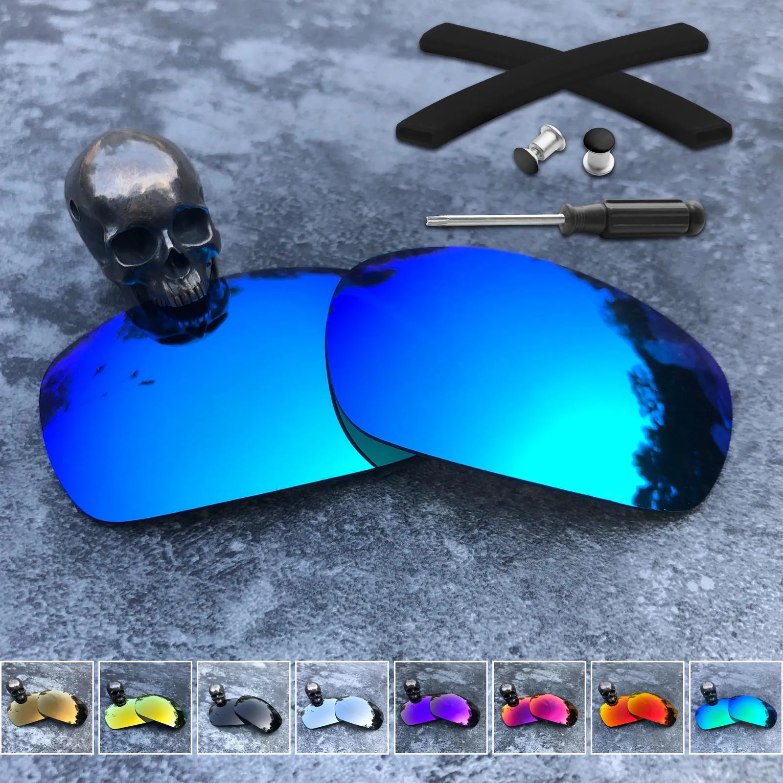Firtox True Polarized улучшенные Сменные линзы и искусственные болтовые T20 для очков Oakley