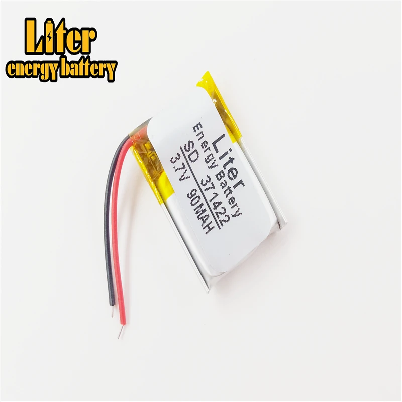 MP3 MP4 3 7 V литиевая батарея 371422 P371422 90MAH Bluetooth Батарея с зажимом | Компьютеры и офис
