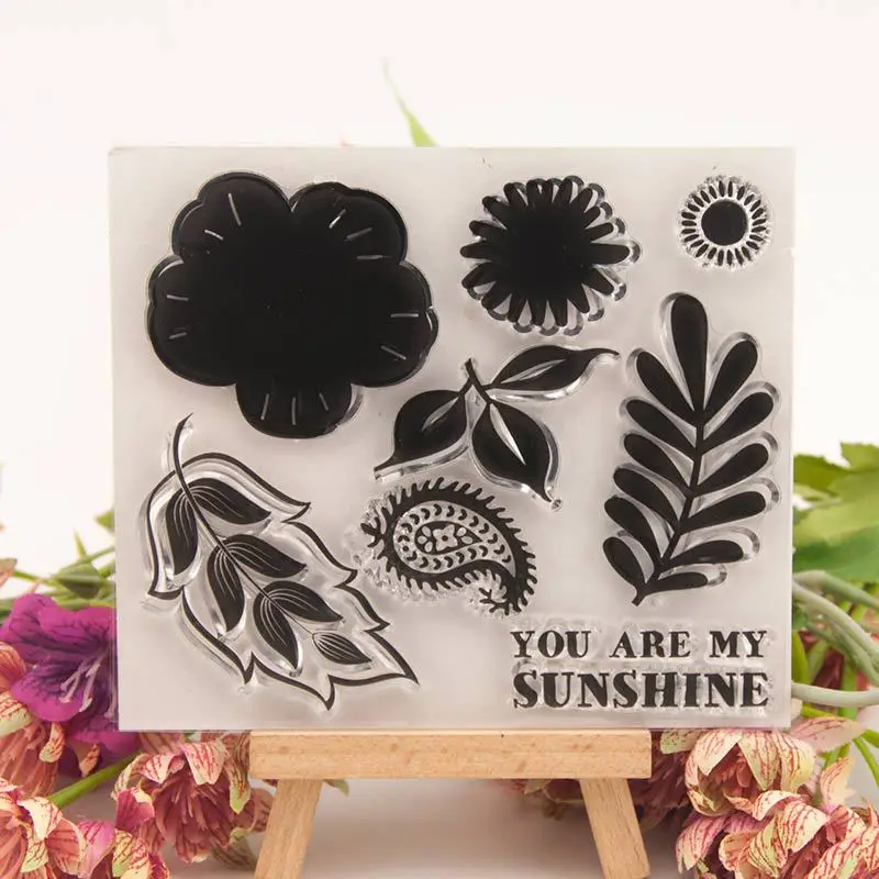 Фон прозрачный чистый силикон резиновая печать штамп &quotсделай сам&quot