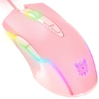 Игровая мышь ONIKUMA CW905, 6400 DPI светодиодный светодиодная подсветка, USB, оптическая эргономичная игровая мышь 2,4G, мыши LOL, розоваячерная мышь для серфинга, для ПК