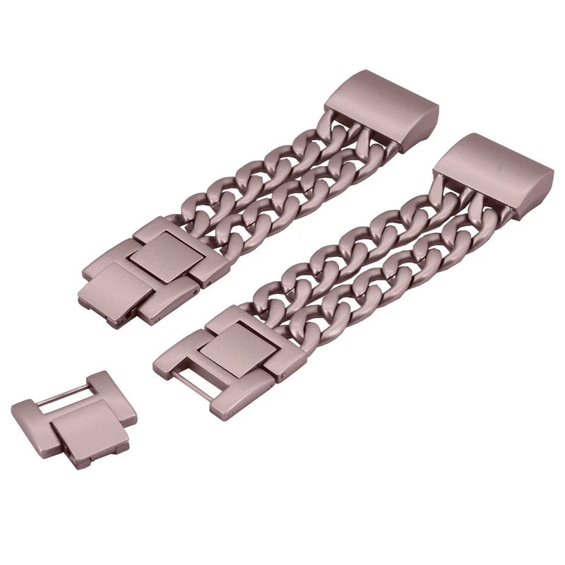 

Stainless Steel Metal Replacement Accessories Bracelet Strap with Unique Cowboy Style for Fitbit Charge 2