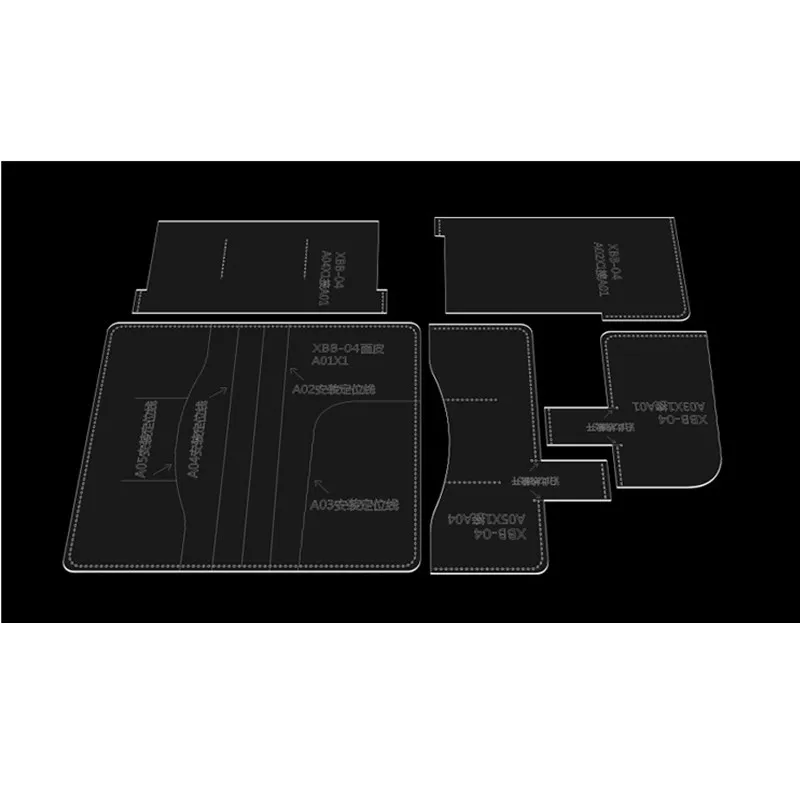 Акриловый шаблон сделай сам журнал блокнот дневник кожаный акриловый узор