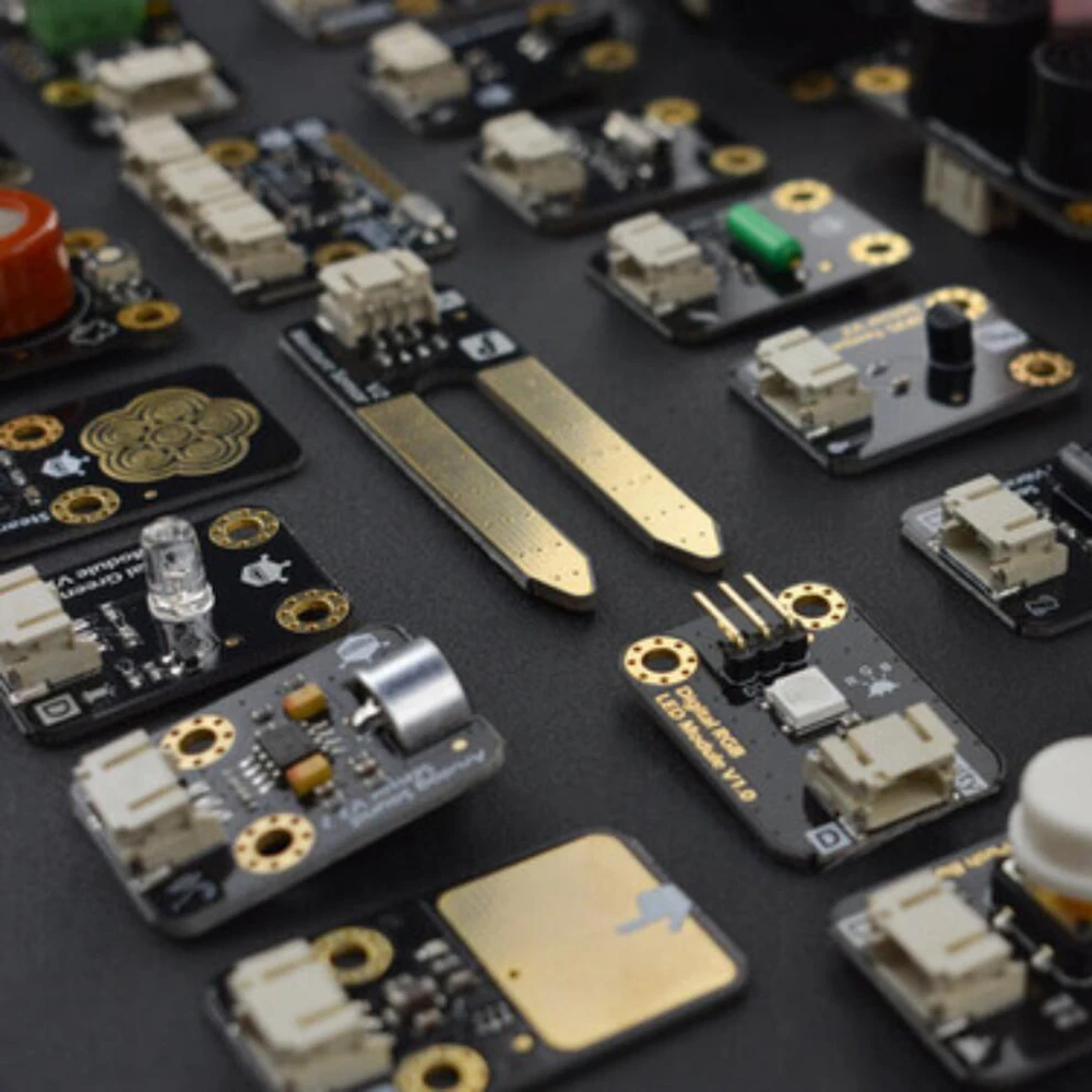 DFRobot Gravity 37 Pcs Sensor Set Kit support Arduino BBC micro:bit ESP32 mind+ Scratch3.0 youngster visual Python programming | Компьютеры