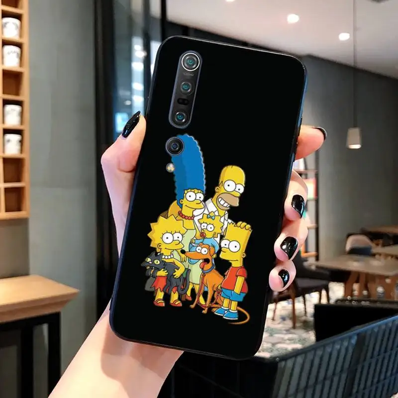 

Homer J. Simpson Phone Case Black For Xiaomi 6X 8 8Lite 9T 10 10Lite Note 8 8T 9Pro 9Promax Cases