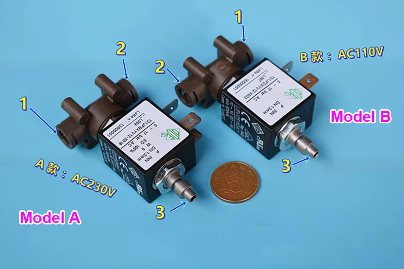 ODE 1/8 &quotAC110V/ AC 230V 2-х позиционный 3-ходовой электрические латунные