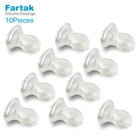 10pcs soft silicone earbuds mushroom earplug tips for walkie talkie radio air acoustic tube earpiece headset earphone