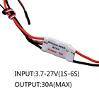 JHEMCU 30A электронный модуль автоматического включения света 3,7 V-27V 1S-6S для RC FPV модели самолетов светодиодный светильник контроллер двигателя переключатель RC прерыватель
