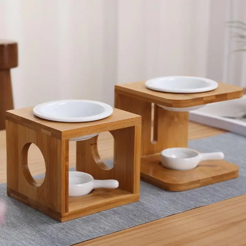 

1pc Incense Stove Ceramic Candlestick Fragrance Bedroom Lamp Home Multi-function Support Desk Decorative Furniture