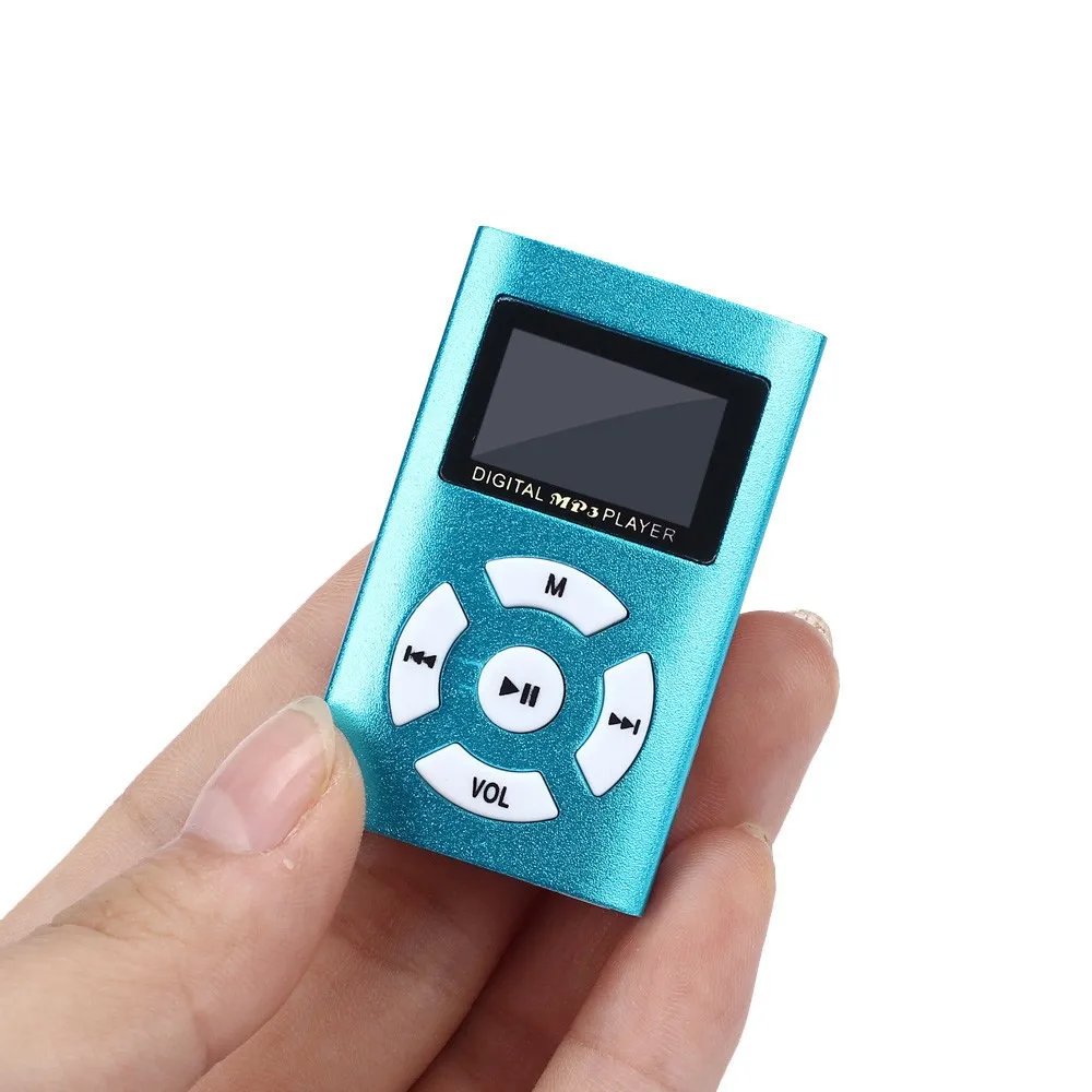 Мини-usb MP3 Плеер с ЖК-экраном 32 ГБ Micro SD TF карта перезаряжаемые музыкальные плееры 3,5 мм разъем портативный аудио воспроизводитель Mp3 Плеер