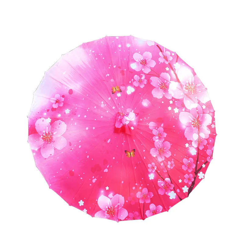 

Silk Umbrella rain women Dance Prop Cheongsam Oiled Paper Umbrella parasol guarda chuva paraguas mujer Hanfu tassel umbrella