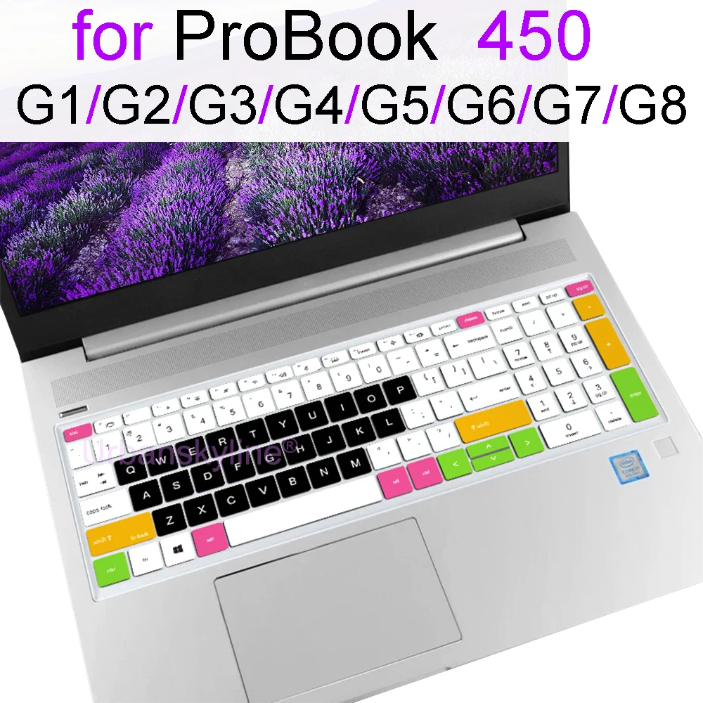 Keyboard Cover for HP ProBook 450 G8 450 G7 450 G6 450 G5 450 G4 450 G3 450 G2 450 G1 Protector Skin Case Silicon Accessory TPU