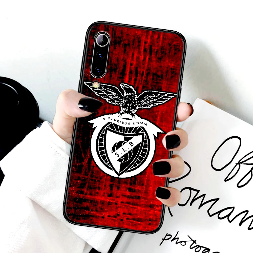 

Portugal Benfica Soccer Phone Case For Xiaomi Mi Note 10 A3 9 MAX 3 A2 8 9 Lite Pro Ultra black Bumper 3D Hoesjes Tpu Back