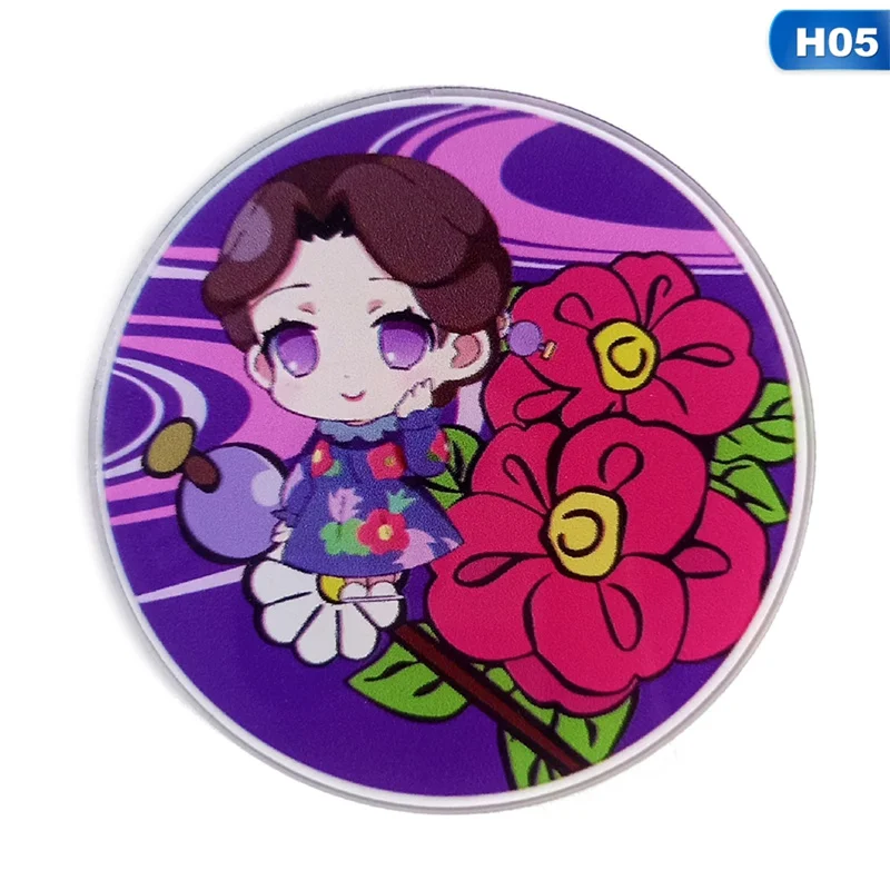 

Anime Badges Demon Slayer: Kimetsu No Yaiba Cosplay Brooch Pins Schoolbag 5.5cm