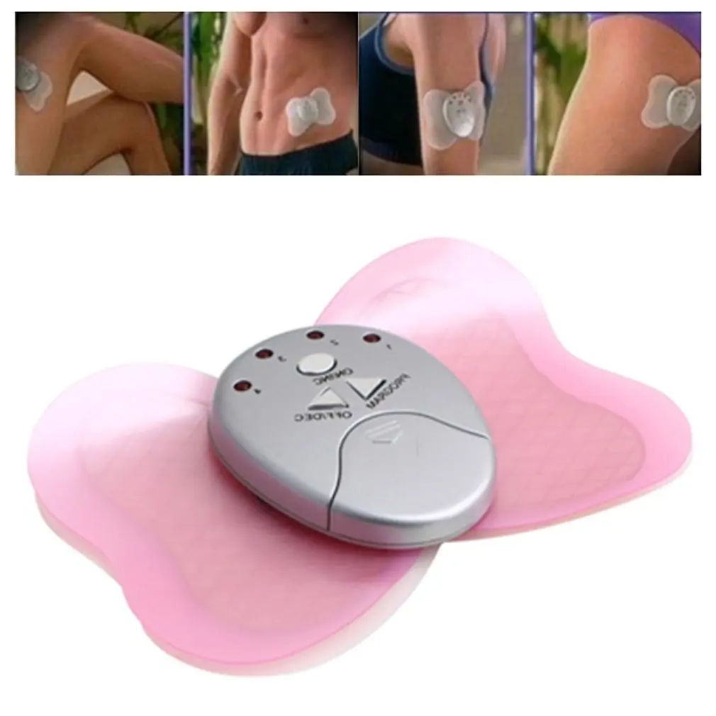 Мини массажный коврик с бабочками Электрический тренажер для мышц живота