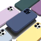 Чехол-бампер из жидкого силикона для iPhone 12 Pro Max